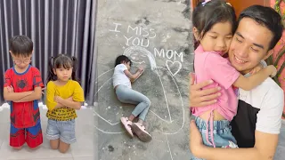 Mommy, I miss you - Poor little daughter Full 1 2 3 4 😢👧🏻💋 Linh Nhi #shorts