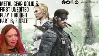 First Metal Gear Solid 3 play-through Part 6/6 [END GAME REACTION] [Twitch Vod] [Unedited]