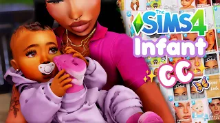 FINALLY..  INFANT CC FINDS SHOWCASE + LINKS💜👶🏽 || Sims 4