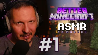 ASMR 🎧 G | Relaks z Minecraftem #1 - Lawendowy raj (gameplay, szept)