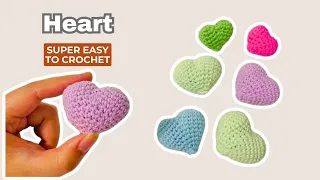 How to Crochet Classic Hearts || Beginner Pattern and Tutorial || Changmi Crochet