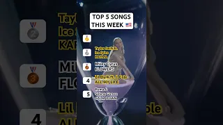 Here are the Top 5 songs 🥰 on @Billboard 🇺🇸 #shorts #hot100 #music #charts #viral #2023
