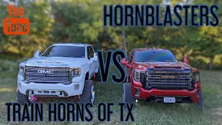 HORNBLASTERS VS TRAIN HORNS OF TX! WHICH TRAINHORN TO BUY?