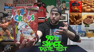 90's Snack Taste Test (26 Year Old Planters P.B. Crisps) | L.A. BEAST