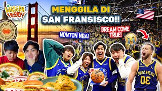 UNREAL! AKHIRNYA NONTON NBA LIVE! ALL YOU CAN EAT? DAPET JERSEY SPESIAL!? | WORLD TRIP