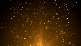 Gold Dust Particles | Free Animation Loop Background