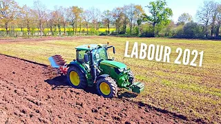 Labour 2021 | John Deere 6130R & Kuhn Vari-Master 121