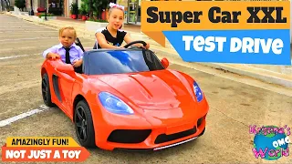 ⚡ Super Car XXL ⚡ TEST DRIVE! | Power Wheels | Super Sport XL kids ride on car | 24 VOLT