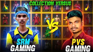 😭பாவம் Hari Scar 30K 💎 !! SRM GAMING vs PVS GAMING Tamilnadu Richest Rare Collection Battle Video