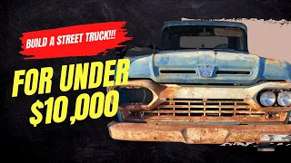 1960 Ford F100 build (Building a NICE hotrod for under $10,000)