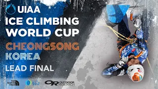 UIAA Ice Climbing World Cup 2024 - Cheongson - LEAD FINALS