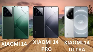 xiaomi 14 vs 14 pro vs 14 ultra