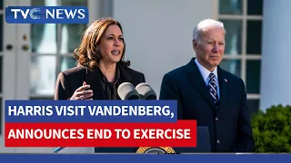 Harris Visit Vandenberg, Announces End to Exercise