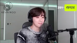 200927 Kevin Woo🤍 sessions live Bazzi - Mine(COVER)