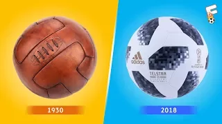 Evolution Of The Official FIFA World Cup Ball 1930 - 2018 ⚽ Footchampion