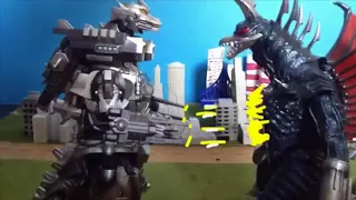 KIRYU AGAINST GIGAN (A GODZILLA SH MONSTERARTS STOP MOTION)