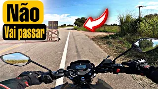 VIAGEM DE MOTO | Trechos Bloqueados | Não Faça isso | Yamaha Fazer 250.