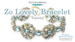 Zo Lovely Component Bracelet- DIY Jewelry Making Tutorial by PotomacBeads