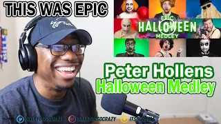 "Epic Halloween Medley" - By: Peter Hollens REACTION! NOW THIS IS A HALLOWEEN MAHSHUP!