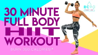 30 Minute Full Body HIIT Workout 🔥Burn 350 Calories!* 🔥Sydney Cummings