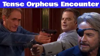 Days of Our Lives Spoilers: Orpheus Out of Prison - Blasts Steve & Justin, Tense Encounter Bombshell
