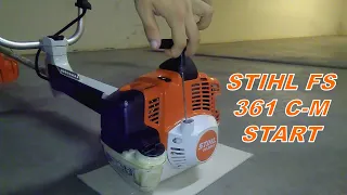 STIHL FS 361 C-M - odpalanie profesjonalnej kosy