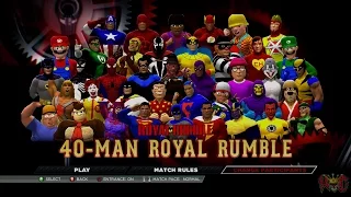 WWE 2K15 West Coast Caws 40 Man Royal Rumble