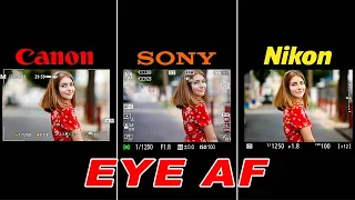 Canon EOS R5 vs Sony a7R IV vs Nikon Z7 EYE AF REVIEW (2020 Edition)