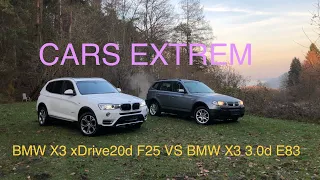 Comparison & Walkaround | 2017 BMW X3 xDrive20d F25 Facelift VS 2004 BMW X3 3.0d E83