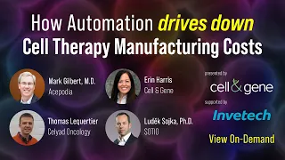 How Automation Drives Down Cell Therapy Manufacturing Costs