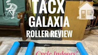 TACX GALAXIA ROLLERS REVIEW | FIRST TRICK ON ROLLERS!