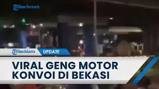 Viral Geng Motor Teriak-Teriaki Sambil Acungkan Sajam di Jalanan Bekasi