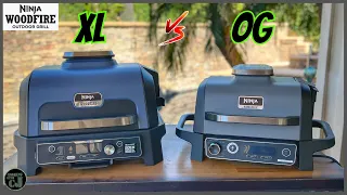 NINJA WOODFIRE PRO CONNECT XL GRILL vs THE ORIGINAL NINJA WOODFIRE GRILL! (Side by side comparison)