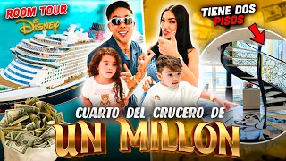 HABITACIÓN DE 1 MILLÓN DEL CRUCERO 💵  Room tour 🚢 Jukilop | Juan de Dios Pantoja