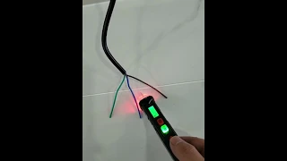 How to use a voltage tester pen to distinguish between Null/Fire Wire