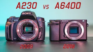 Sony A230 vs A6400 - 10 Years APS-C - how big is the quality difference? - Sony DSLR vs Mirrorless