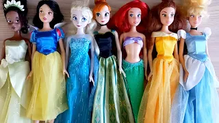 Disney Princess Doll Makeover ~ DIY Miniature Ideas for Barbie - Wig, Dress, Faceup, and More! DIY