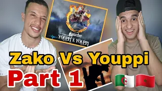 ZAKO  VS YOUPPI  (The beef reaction part 1)🇲🇦🇩🇿 بداية احسن بيف راب الجزائري 🤯