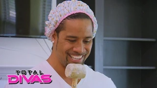 Jimmy Uso tests out his comedy routine on Naomi and her dad: Total Divas: September 15, 2015