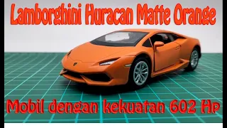 RMZ City Lamborghini Huracan Coupe Orange Matte Series Miniatur Diecast Mobil Lamborghini Huracan