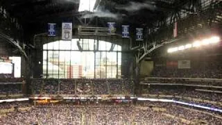 1st ever Roof / Window opening of Lucas Oil Stadium for an NFL Game