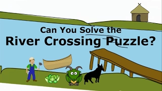 Can you solve the River Crossing Puzzle? - Farmer, Goat, Cabbage and Wolf
