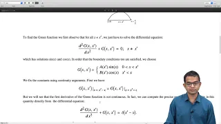 mod08lec86 - Green's function method: Boundary value problem