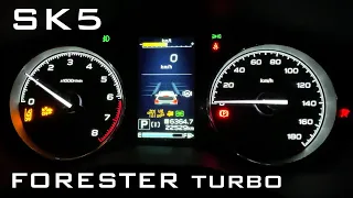 (2020y) SK5  FORESTER turbo acceleration test,cruise engine RPM.(Japan specification)