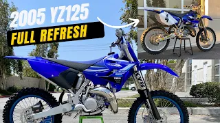 05 YZ125 Completely Rebuilt in 21 Minutes!