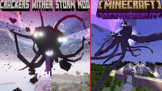 Cracker's Wither Storm Mod VS Decayed Reality Wither Storm Addon (Comparison)
