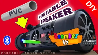 ❤️Portable bluetooth speaker DIY | best bluetooth speaker | best bluetooth speaker 2021 | boombox v2