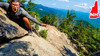 Hiking the TERRIFYING Blueberry Ledges of Mt Whiteface | White Mountains New Hampshire