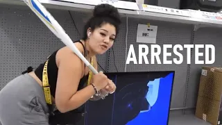 YouTuber Gets Arrested After Smashing TVs As A “Prank”