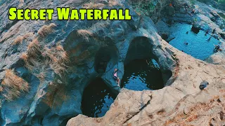 Secret waterfall with Treksurvivors in winter …!